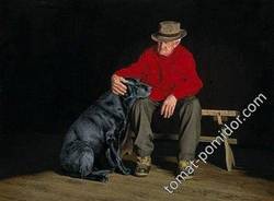старик и собака