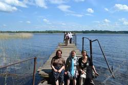 Мочим ножки в святом озере Череменец