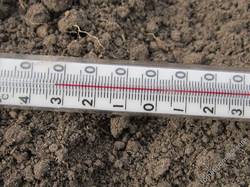 Температура на поверхности почвы 28,03,14