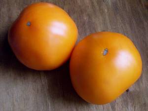 Altai Orange sliced on a plate