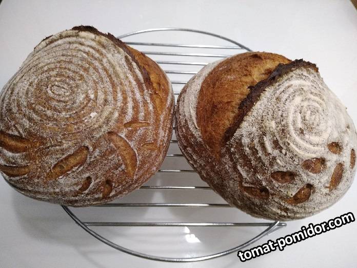Хлеб на закваске пшеничный из смешанной муки