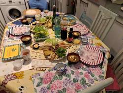 Японский стол ко дню рождения