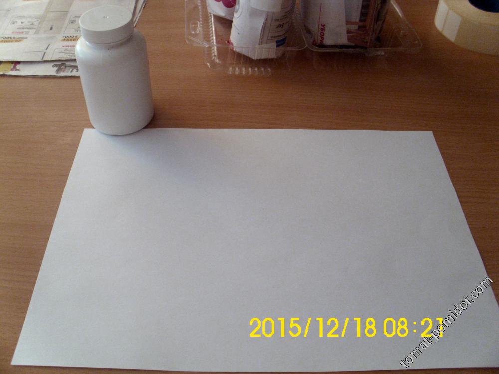 изготовление стакана из бумаги А4