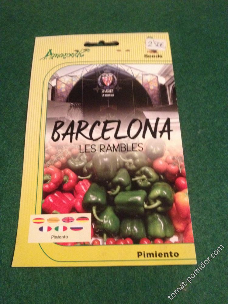 Pimiento Barcelona les Rambles