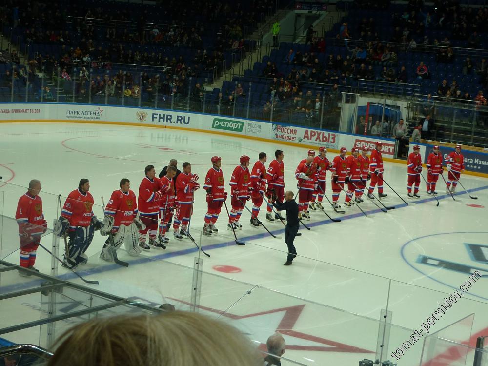 Полуфинал Россия-Финляндия Легенды хоккея