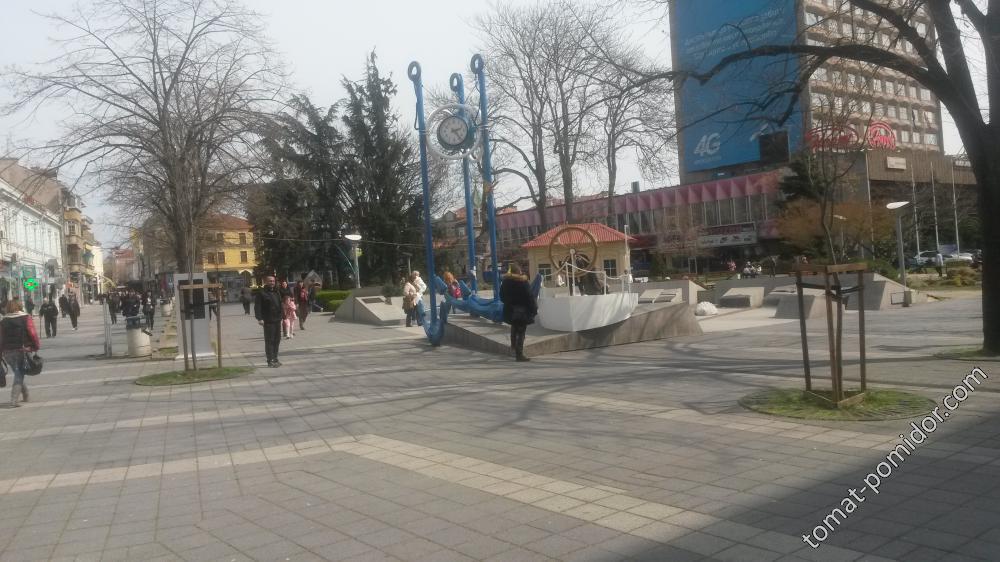 Бургас - пешеходная зона