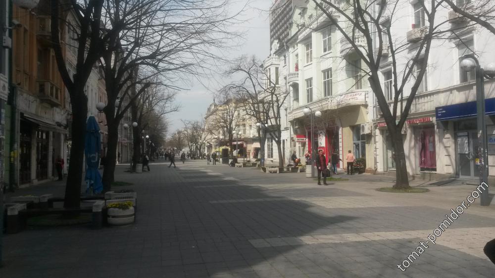 Бургас - пешеходная зона