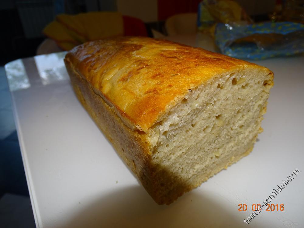Хлеб бездрожжевой белый с семечками
