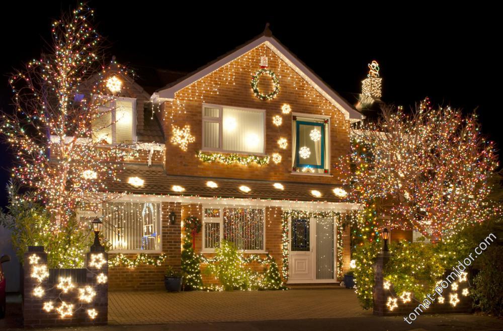 как украсить дом к Рождеству