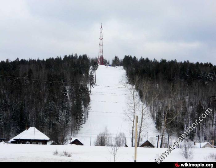 Североуральск. Горнолыжный спуск.