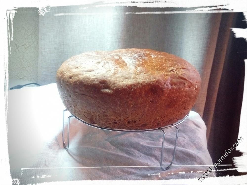 Хлеб на чесночном рассоле с укропом