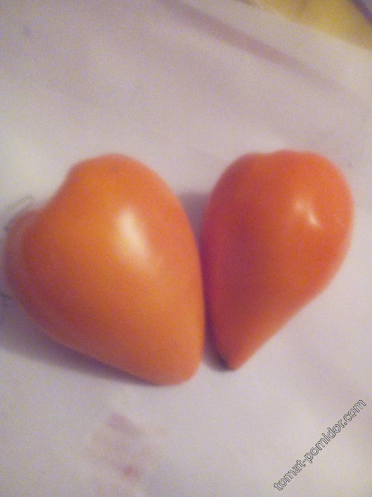 Оранжевое сердце(лискин нос)