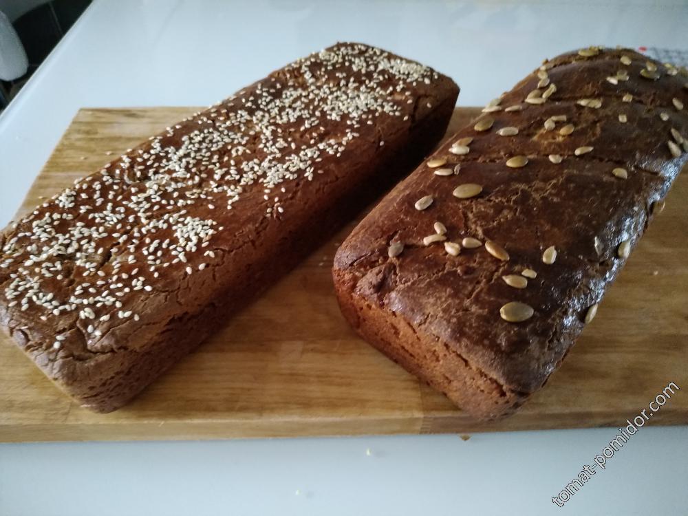 Хлеб на закваске зерновой пшеничный и рано-пшеничный