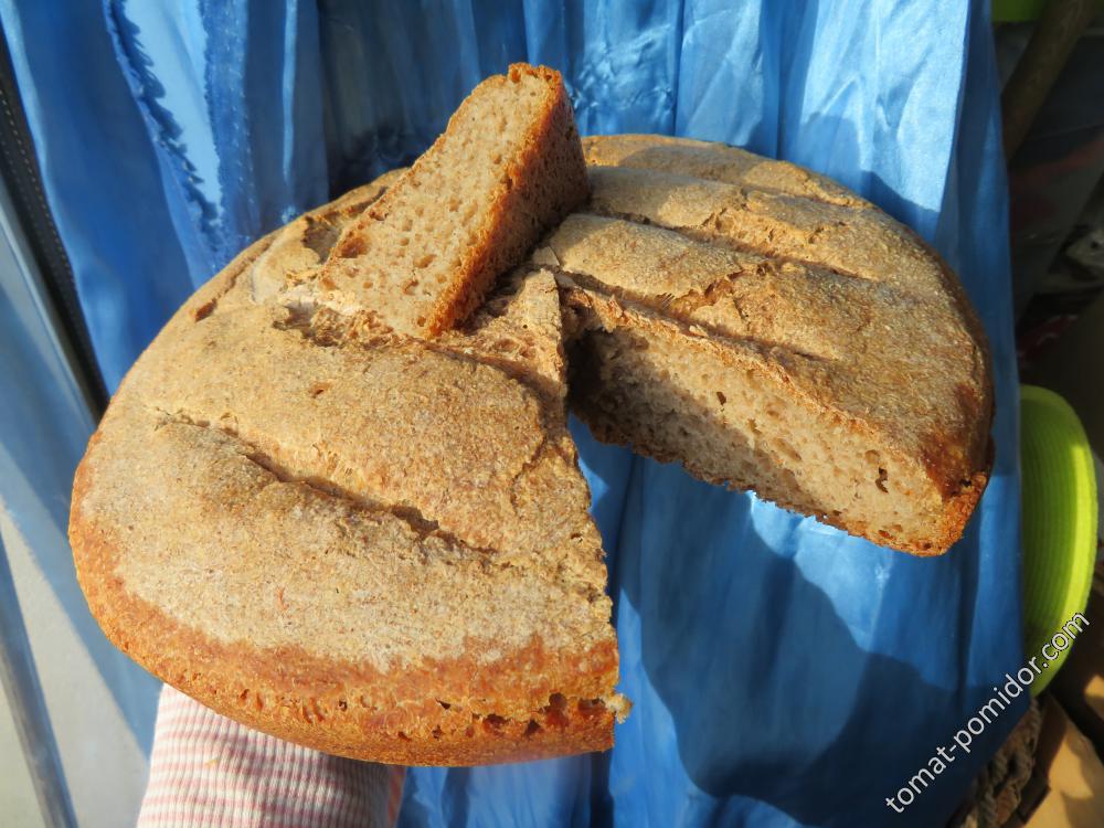 Хлеб из пшеничной обдирной муки