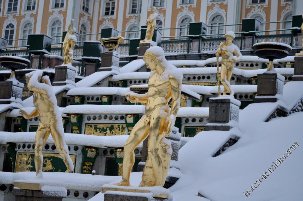 Зима в Петродворце