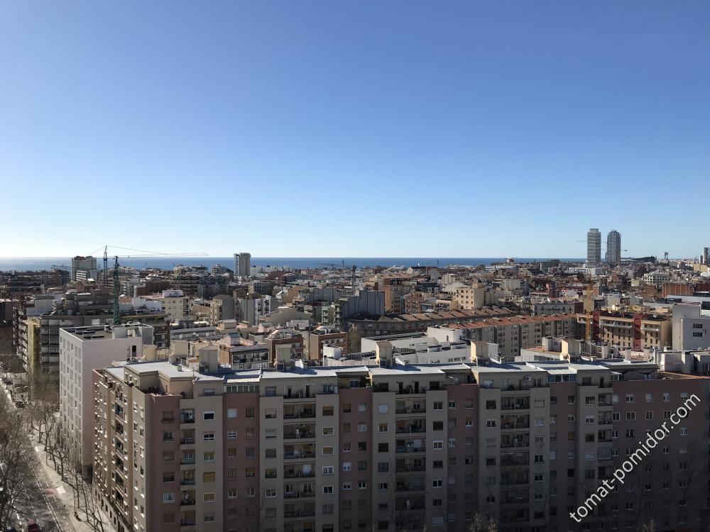 Барселона, вид из окна