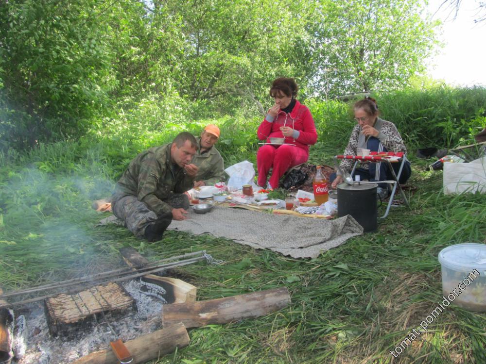 Шашлычек жариться