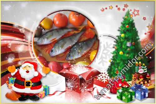 Новогодняя открытка с Нинулиной рыбкой