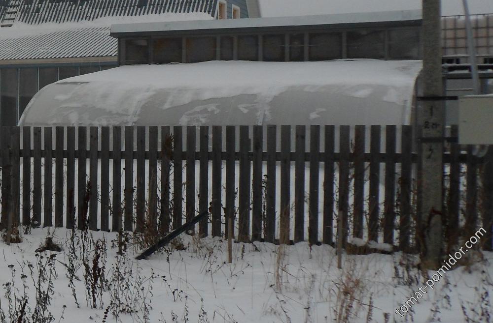 снег на крыше 09.01.2015