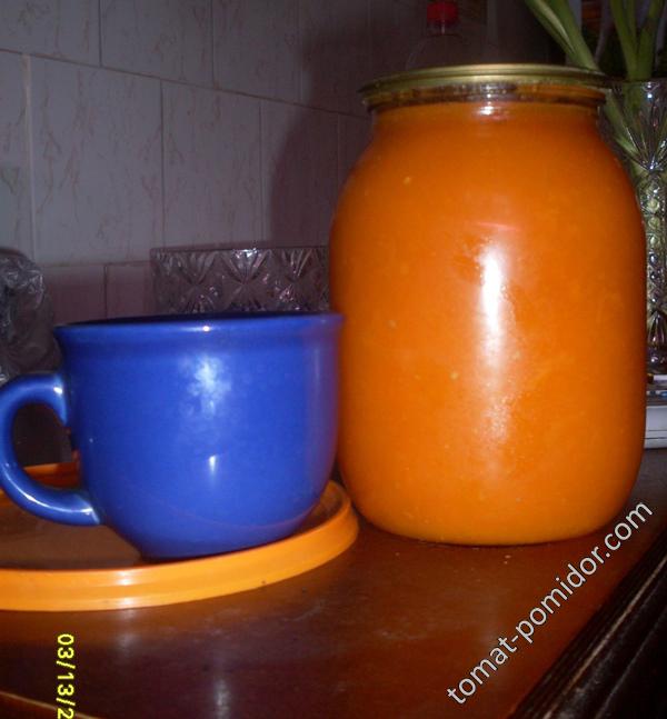 сок из оранжевых томатов