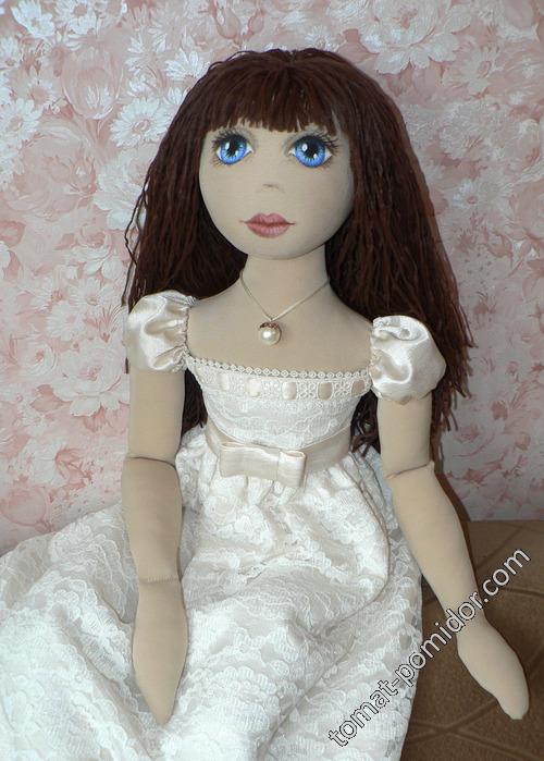 Текстильная кукла Мишель